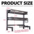 Double-Layer Dish Drying Rack with Knife Holder Kitchen