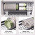 Double-Layer Dish Rack with Knife Holder Kitchen Sink