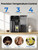 Instant Hot & Cold Portable Water Purifier with 2X 1L Removable Pitchers