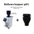 Electric Coffee Grinder (110~220v) / straight Titanium burr 60mm/ (White)