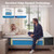 14 Inch Queen Hybrid Mattress in a Box, Medium Firm with Upgraded Pocket Springs for Superior Motion Isolation