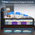 (Luxury Hotel) 16 Inch Hybrid King Size Mattress in a Box, Medium Firm (2026 Upgraded) Reinforced Edge Support