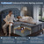 (Luxury Hotel) 16 Inch Hybrid King Size Mattress in a Box, Medium Firm (2026 Upgraded) Reinforced Edge Support