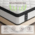 King Size Mattress, 12 Inch Hybrid Mattress King Size in a Box, Medium Firm King Mattress with Cooling Gel Memory Foam & Pocket Springs