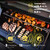 Electric Grill, 1700W Infrared, Warming Rack and Probe
