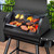 Electric Wood Pellet Grill & Smoker with Side Shelf