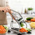 French Fry Cutter Stainless Steel Vegetable Slicer with 10mm Blade for Potato