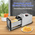 Electric French Fry Cutter, Potato Chip Cutter with Stainless Steel Blades