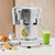 370W Commercial Electric Juice Extractor Heavy Duty Juicer Aluminum Casting and Stainless Steel Constructed Centrifugal Juice Extractor Juicing both Fruit and Vegetable