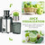 Juicer Machine, Stainless Steel Fruit & Vegetable Extractor
