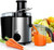 RKUVPAE Juicer, Slow Masticating Juicer, 65mm Wide Food Hopper for Whole Fruits Vegetables (Color:B)