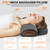 Svxhaoy 3-in-1 Neck Massage Pillow—with Heat, Massage, and Traction Stretching,Deep Tissue Massage Relieves Shoulder and Neck Muscle Pain and Stiffness,Suitable for Men and Women,Grey