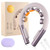 VERDORIA Neck Massager for Pain Relief Deep Tissue with Heat and 10 Massage Patterns & 16 Intensity Steps, Gift for Home or Travel, Purple