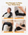 Neck Massager with Heat, Neck Massager for Pain Relief Deep Tissue, 4D Deep Tissue Kneading Massage for Back Leg, Full Body Muscle Pain Relief, Ergonomic Design, Ideal Gift for Women Men, Not Cordless