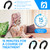 VERDORIA Electric Neck Massager with Heat - 10 Modes & 16 Levels, Portable for Travel, Perfect for Relaxation，Black