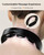 MYTREX Cordless Neck Massager with Heat，6 Model 16 Levels Electric Neck Massager for Pain Relieve，Portable Massager Neck Relaxer. (Black)