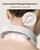 MYTREX Cordless Neck Massager with Heat，6 Model 16 Levels Electric Neck Massager for Pain Relieve，Portable Massager Neck Relaxer. (White)