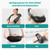Nekteck Shiatsu Neck Back Massager & Foot Massager Machine with Soothing Heat, Deep Kneading Therapy Relax for Home and Office
