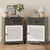4ever2buy Nightstand with Drawer, Flute Night Stand for Bedroom