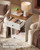 VASAGLE Nightstand with Charging Station, 1 Drawer and Open Shelf