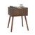 AWASEN Mid Century Modern Nightstand, Small Fluted End Tables Living Room
