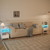 Yoobure White Night Stand with Charging Station, LED Nightstand for Bedroom