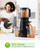 Juicer Machines, Cold Press Juicer with 5.8" Extra Large Feed Chute