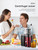 QCen Juicer Machine 500W Centrifugal Juicer with Extra Wide Feed Chute