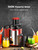 QCen Juicer Machine 500W Centrifugal Juicer with Extra Wide Feed Chute