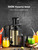 QCen Juicer Machine 500W Centrifugal Juicer with Extra Wide Feed Chute