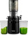 Juicer Machines,Fretta Cold Press Juicer Machines with Wide Mouth Feed Chute,Fit Whole Fruits & Vegetables,Easy to Clean Compact Juicer,Black