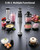 SHARDOR Immersion Blender Handheld, 1100W Hand Blender with Variable Speed, 5-in-1 Stick Blender Stainless Steel Shaft with Chopper, Whisk, Frother & Beaker for Soup, Sauces, Smoothies, Baby Food