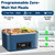 Usfock Heated Lunch Box for Adults, 5.5 Cups Self-Heating Food Warmer, Blue