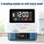 Usfock Heated Lunch Box for Adults, 5.5 Cups Self-Heating Food Warmer, Blue