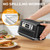 Chefeden Cordless Heated Lunch Box for Adults, 5.5-Cup, Smart Timer, Black
