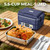 Cordless Heated Lunch Box for Adults, 5.5-Cup, Smart Timer, Royal Blue
