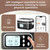 Anaroop APP Smart Cordless Electric Heated Lunch Box, XL 6.3Cups Rechargeable Battery Powered Self Heating Lunchbox, 100W Portable Food Warmer for Adults Men Women Truckers Worker Officers Traveler