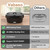 Vabaso Electric Heated Lunch Box with Dual 1.5L SS Containers for Car/Home