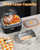 Novurial Heated Lunch Box Cordless for Men & Adults, 18000mAh Rechargeable Cordless Electric Lunch Box with 5-Sided Heating, 1.5L Stainless Steel Food Warmer with Smart Timer for Work & Travel