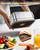 Novurial Heated Lunch Box Cordless for Men & Adults, 18000mAh Rechargeable Cordless Electric Lunch Box with 5-Sided Heating, 1.5L Stainless Steel Food Warmer with Smart Timer for Work & Travel