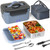 Electric Lunch Box Food Heater, New 100W Portable Food Warmer, Heated Lunch Box for Adults Car/Home with 1.8L Removable Stainless Steel Container, Christmas White Elephant Gifts, 12V/24V/110V/220V
