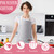 Handepo 12 Pcs Cotton Striped Aprons for Cooking, 4 Colors, Thin Stripes