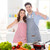 Handepo 12 Pcs Cotton Striped Aprons for Cooking, 4 Colors, Thin Stripes