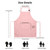 IMERAGO 15-Pack Adult Aprons for Women Men, Adjustable Strap, 2 Pockets