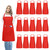 IMERAGO 15-Pack Adult Aprons for Women Men, Adjustable Strap, 2 Pockets