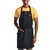 hedley & bennett Essential Chef Apron, Bib & Pockets, Abalone Black
