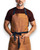 hedley & bennett Essential Chef Apron, Bib & Pockets, Denver Brown