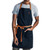 hedley & bennett Essential Chef Apron, Bib & Pockets, Midnight Blue