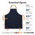 hedley & bennett Essential Chef Apron, Bib & Pockets, Midnight Blue