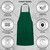 GREEN LIFESTYLE 12 Pack Professional Chef Apron – Grilling Aprons for Men, Waterproof Cooking Aprons for BBQ, Work or Restaurant Use, Kitchen Aprons for Women – Green, No Pockets